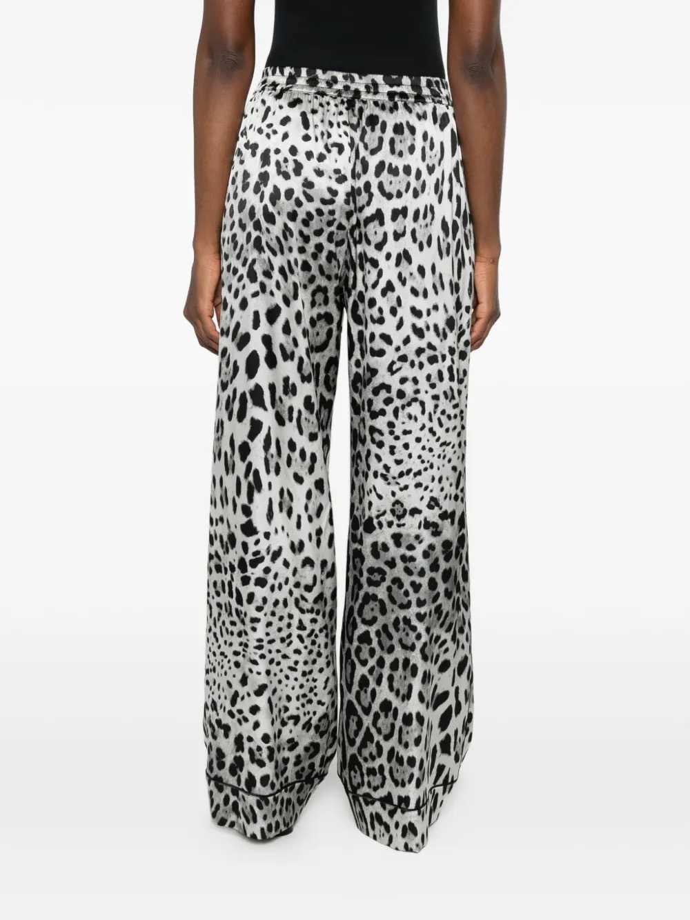 Dolce & Gabbana Women Leopard Print Palazzo Pants