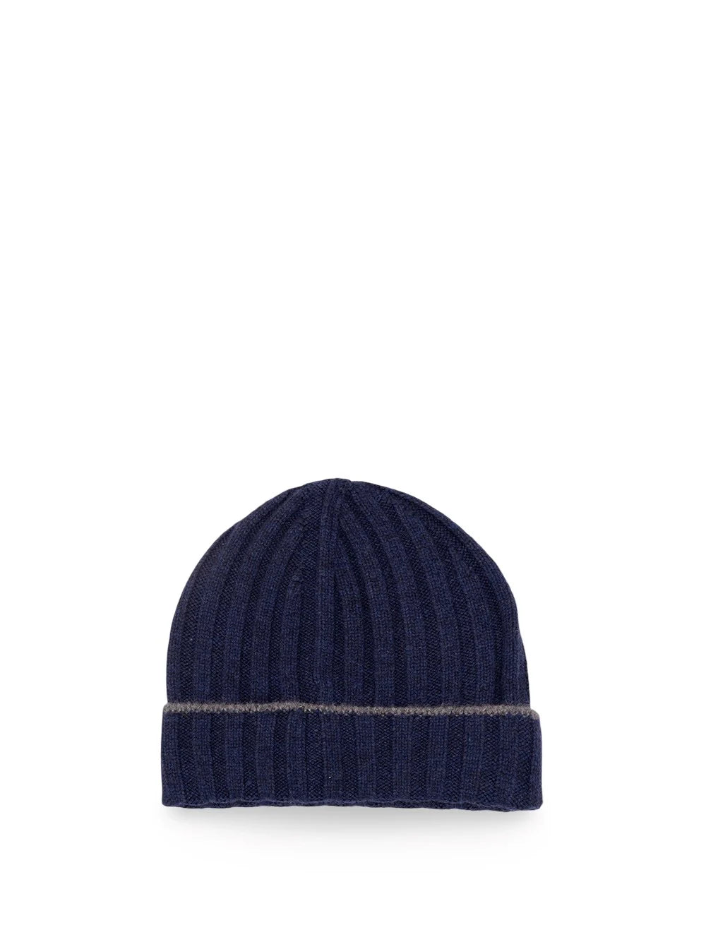 Brunello Cucinelli Men Cashmere Rib Knit Beanie