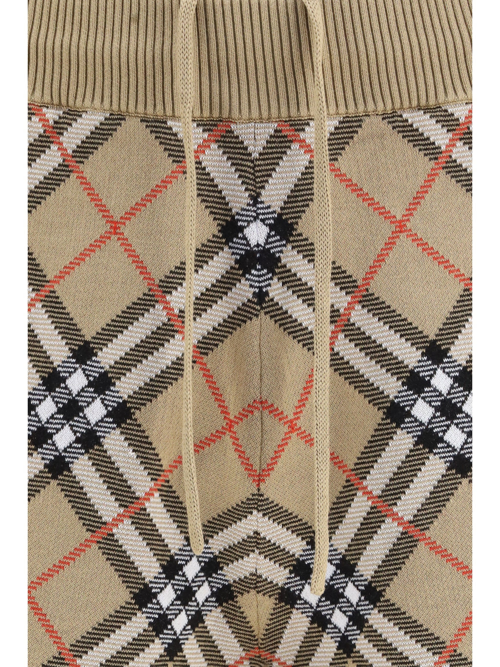 Burberry Men Check Cotton Blend Shorts
