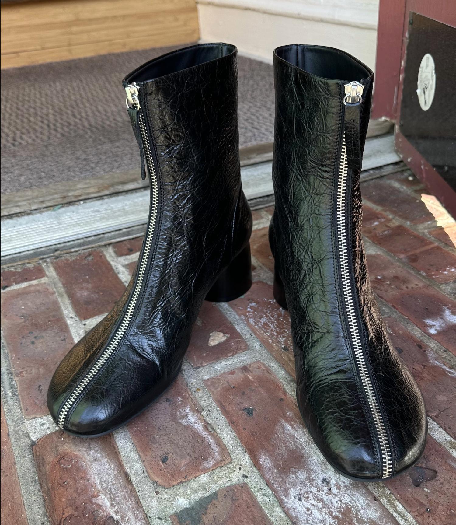 Women's Anna 17 Leather Boot In Black