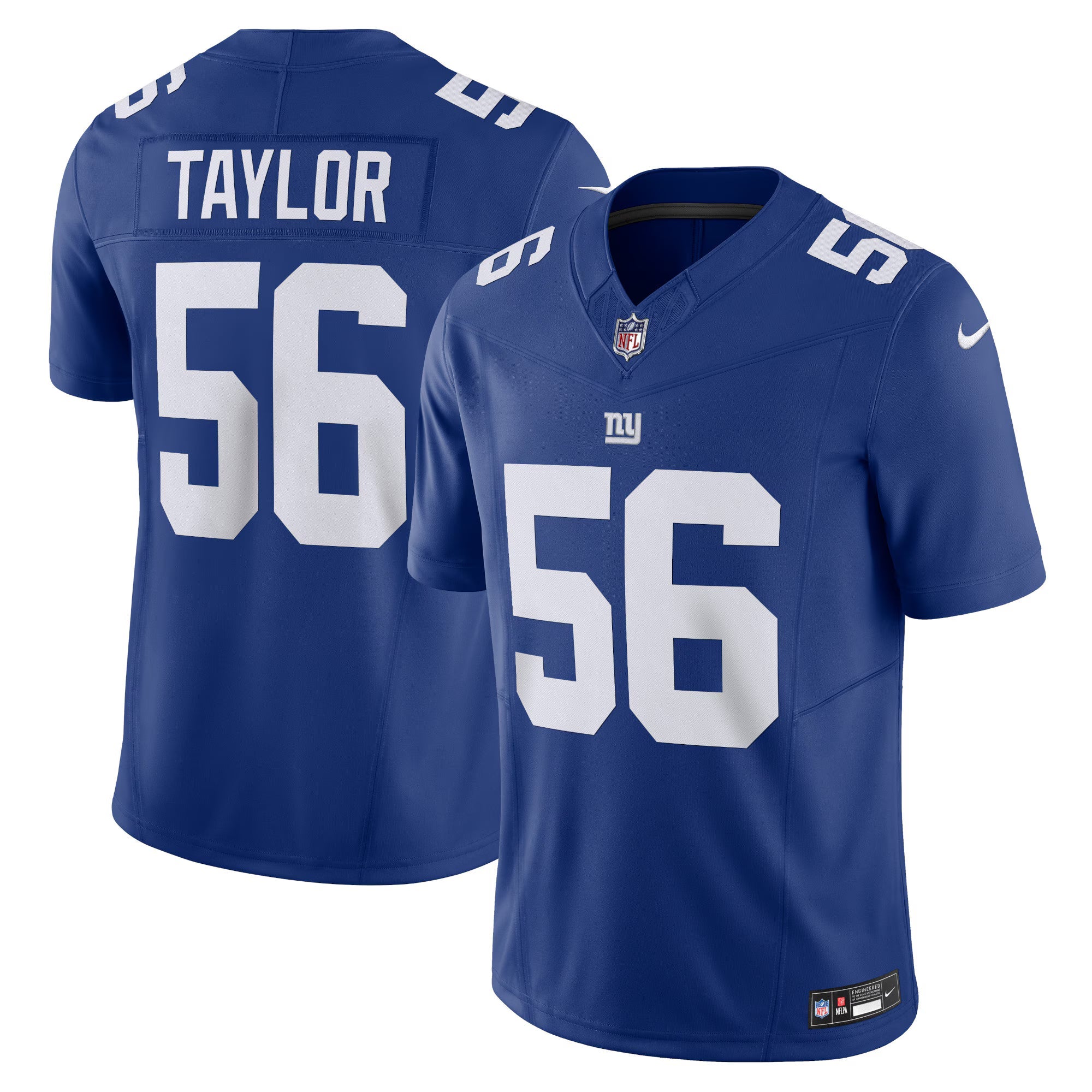 New York Giants Lawrence Taylor Royal Vapor F.U.S.E. Limited Jersey