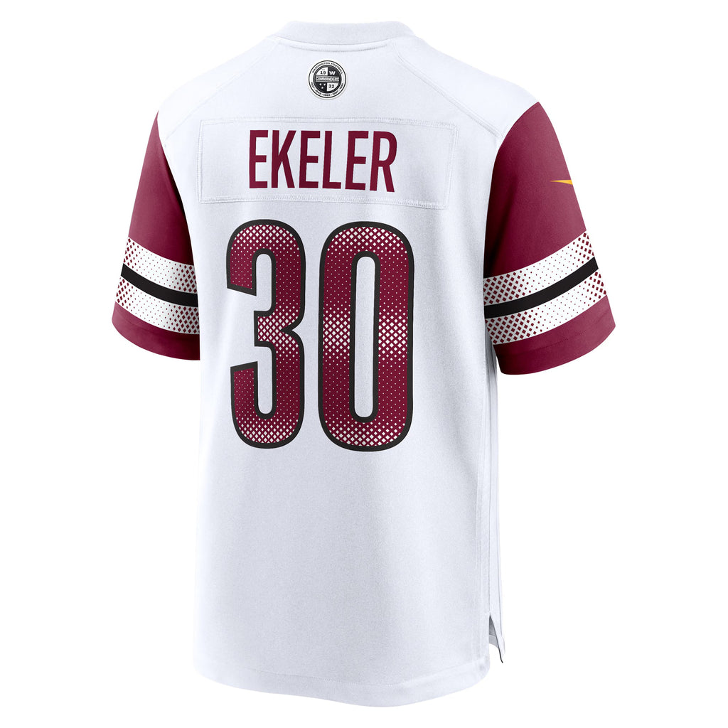 Washington Commanders Austin Ekeler White Game Jersey