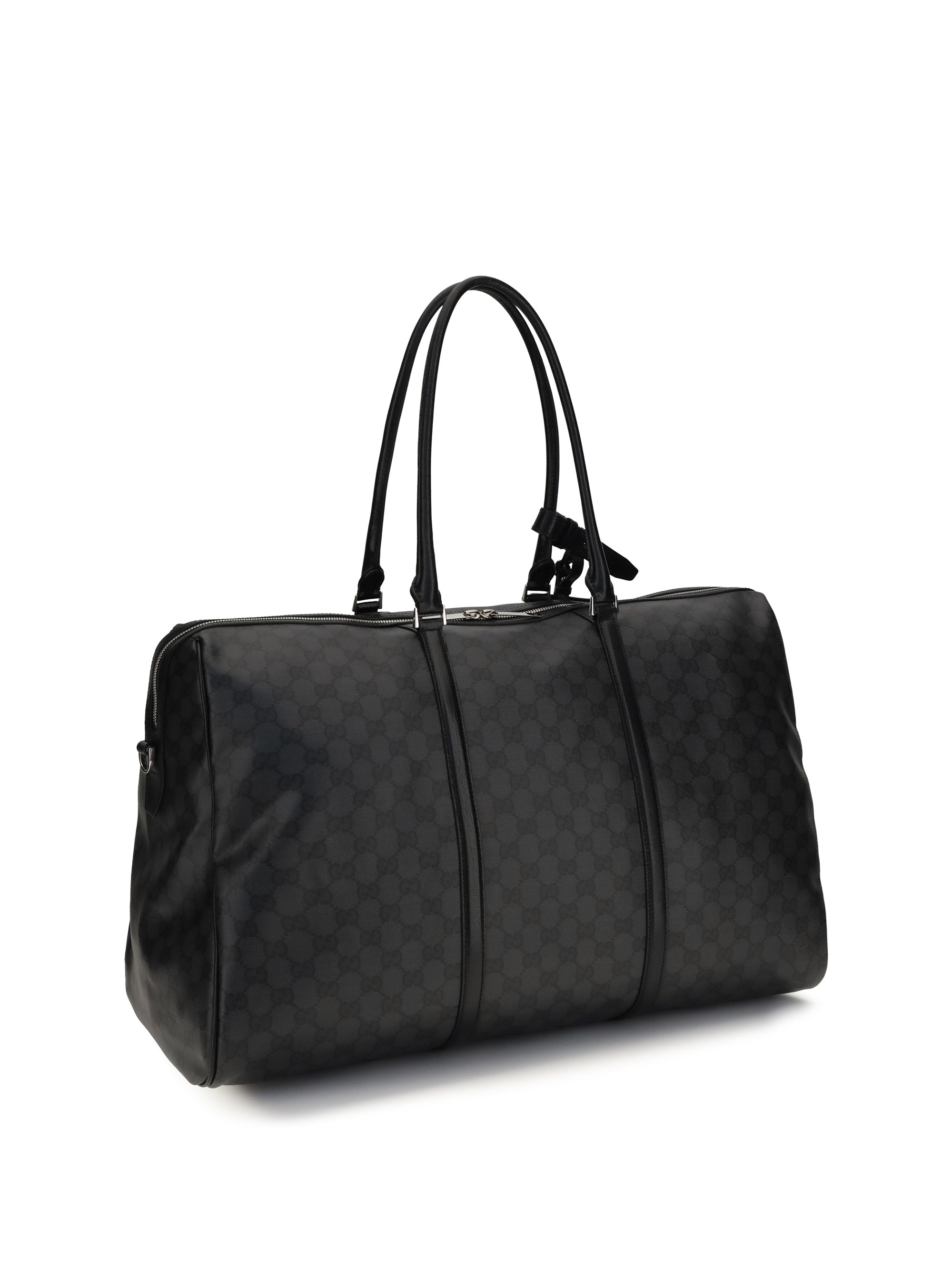Gucci Women Gg Travel Bag With Web Stripe