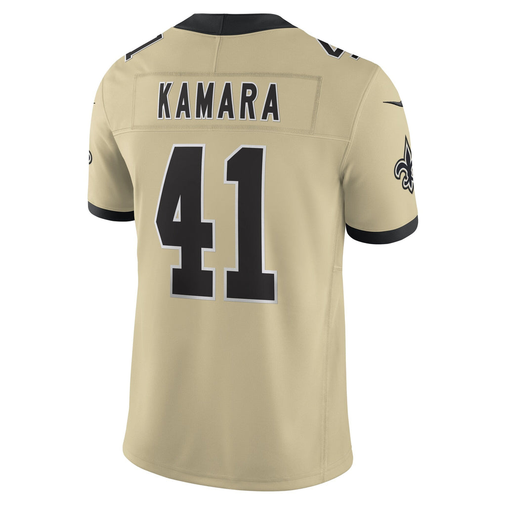 New Orleans Saints Alvin Kamara Gold Alternate Gameday Golds Alternate Vapor F.U.S.E. Limited Jersey