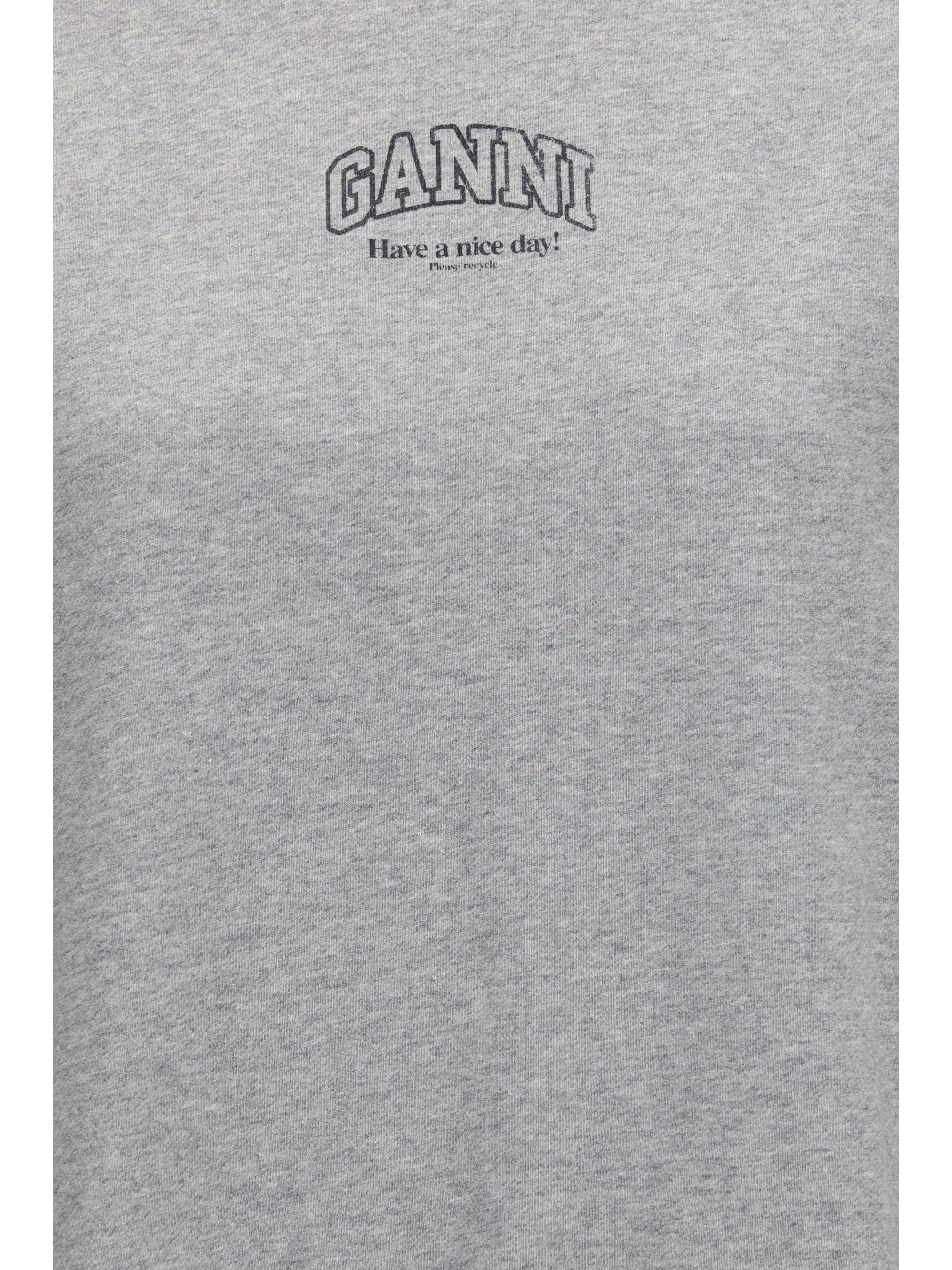 Ganni Women Crewneck Sweatshirt With Logo