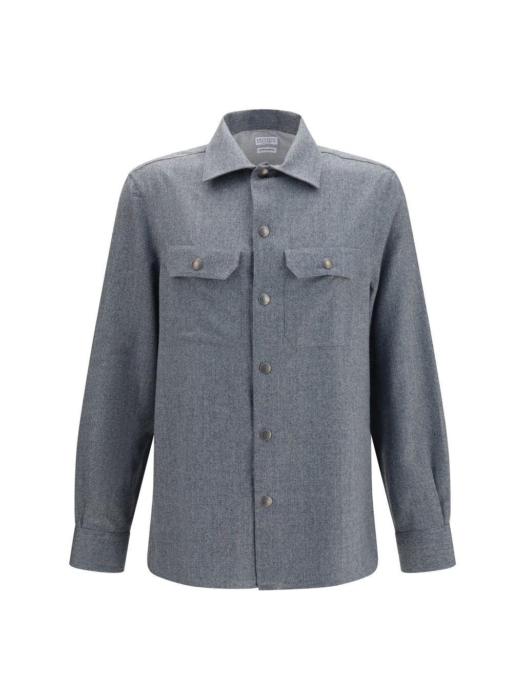 Brunello Cucinelli Men Virgin Wool Shirt