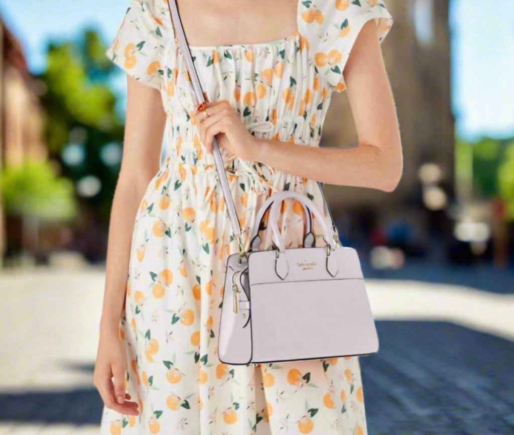 NWT Kate Spade Madison Leather Small Satchel In Pastel Lavender