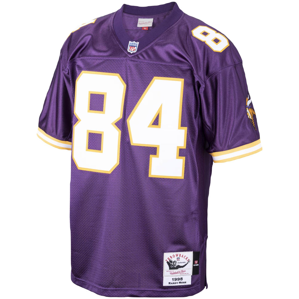 Minnesota Vikings 1998 Randy Moss Mitchell & Ness Purple Authentic Throwback Retired Player Jersey