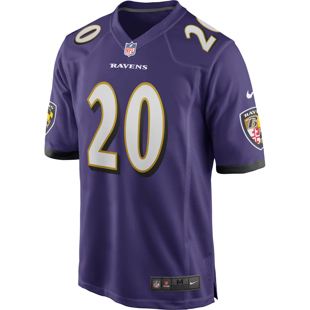 Baltimore Ravens Ed Reed Purple Game Retired Player Jersey
