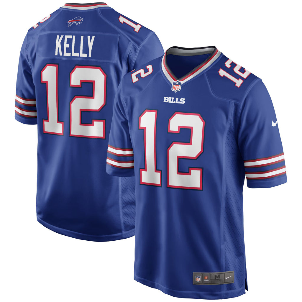 Buffalo Bills Jim Kelly Royal Game Retired Player Jersey