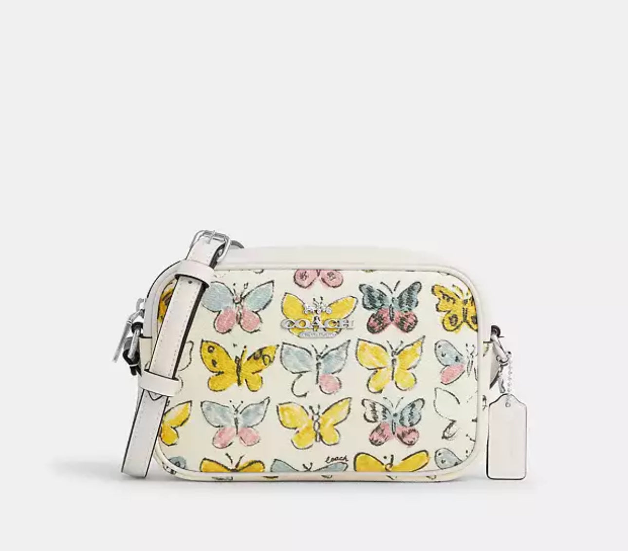 NWT Coach Mini Jamie Camera Crossbody With Butterfly Print