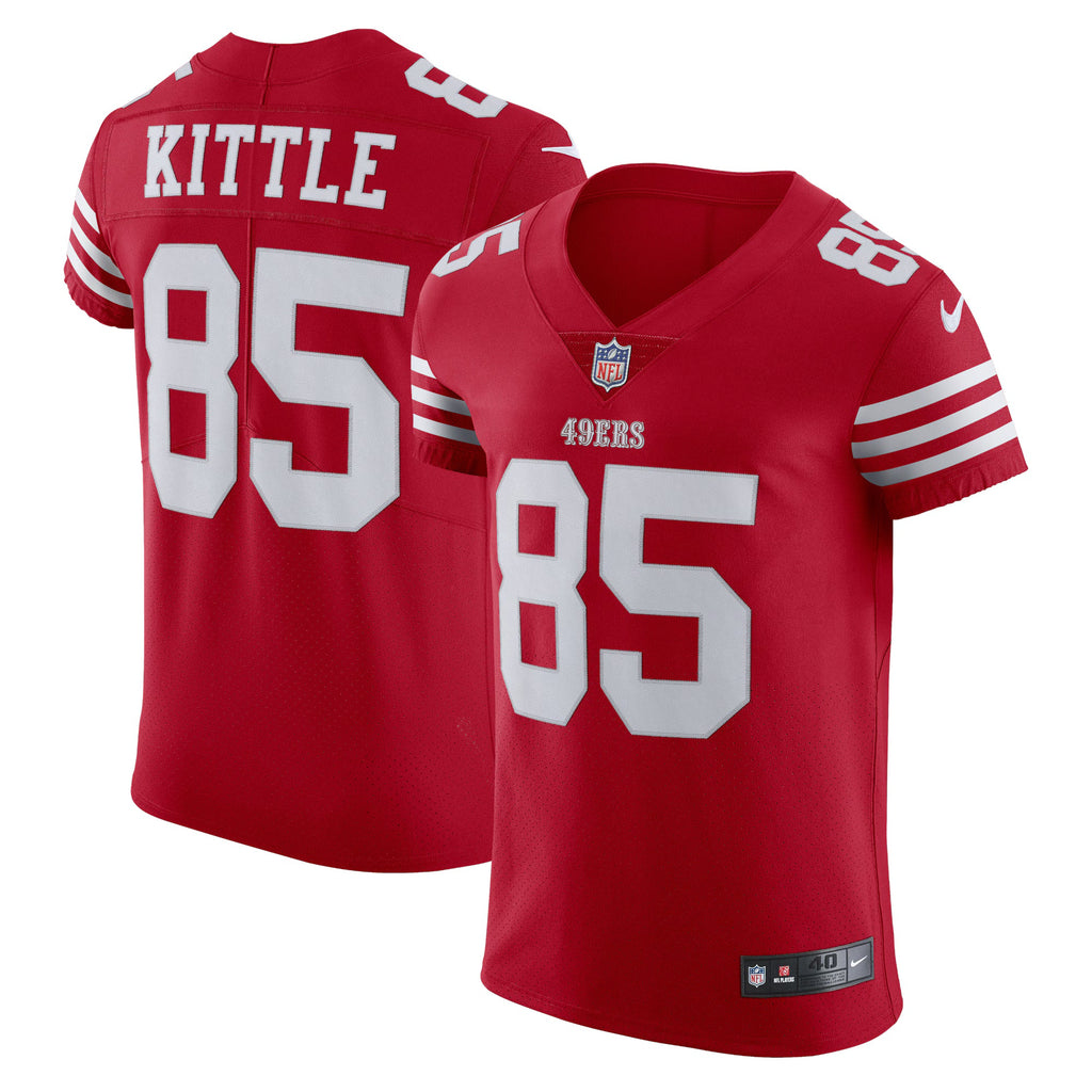 San Francisco 49ers George Kittle Scarlet Vapor Elite Jersey
