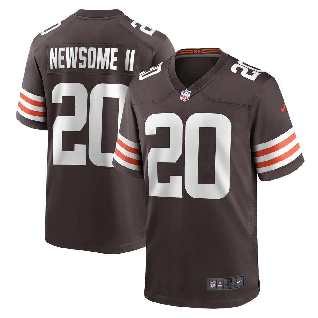 Cleveland Browns Greg Newsome II Brown Game Jersey