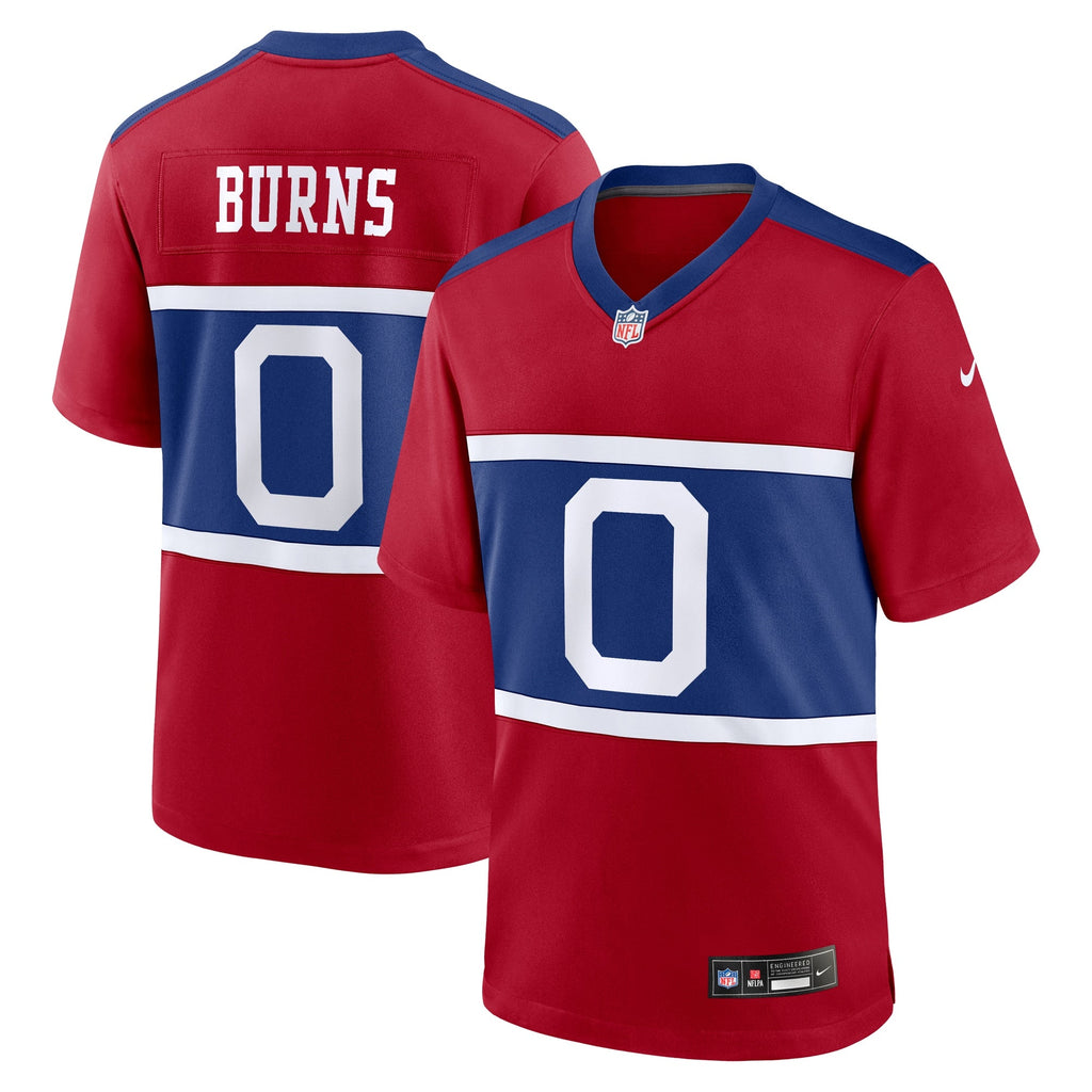 New York Giants Brian Burns Century Red Alternate Game Jersey