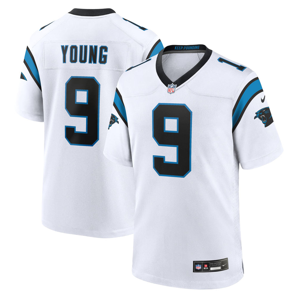 Carolina Panthers Bryce Young White Game Jersey