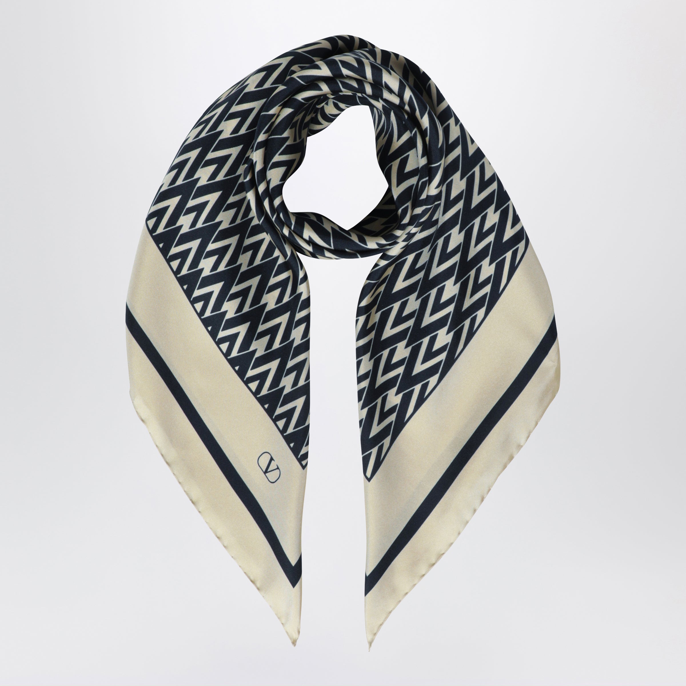 Valentino Garavani Toute La V Silk Scarf Women
