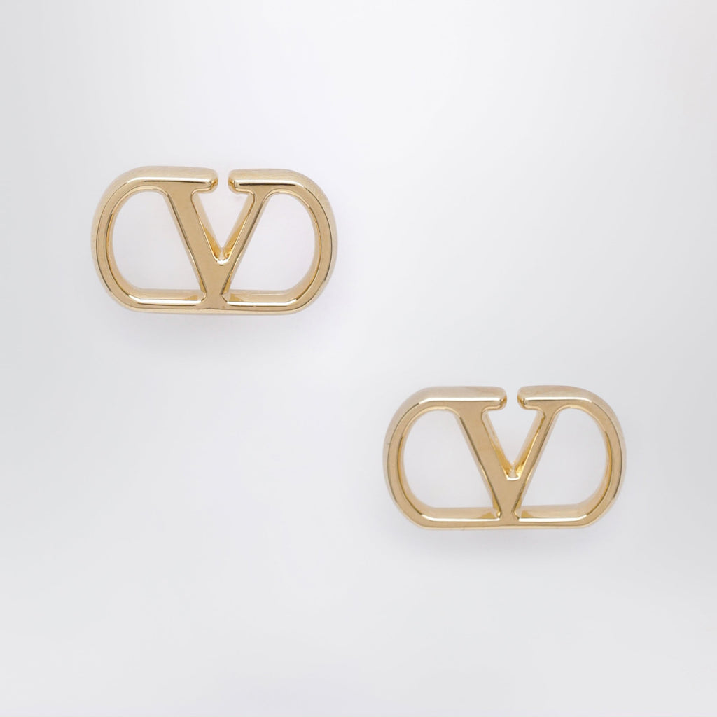 Valentino Garavani Vlogo Signature Earrings In Gold-Tone Metal Women