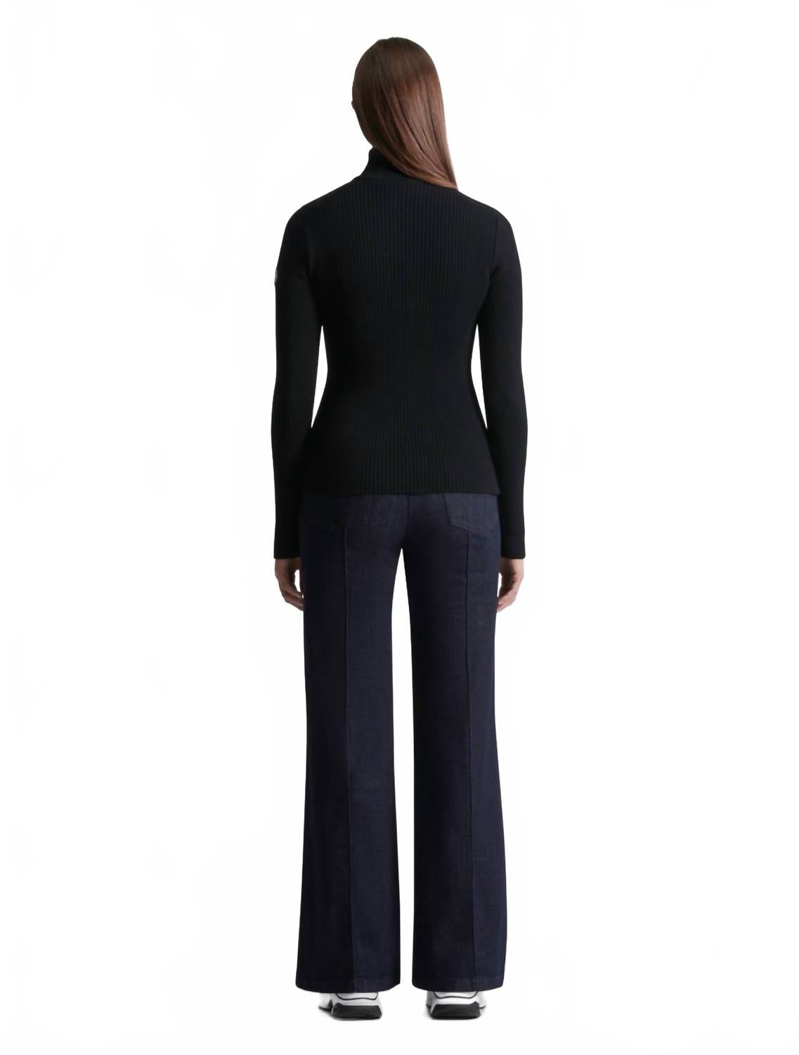 Andromede Half Zip Sweater In Noir
