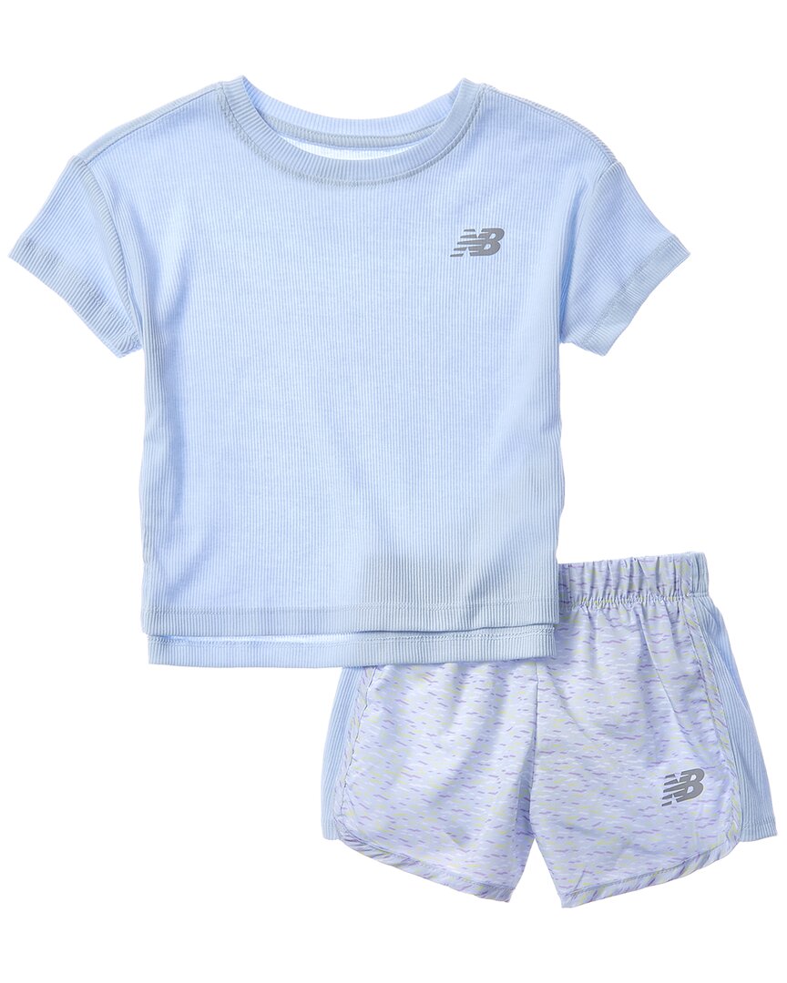 New Balance 2pc T-Shirt & Woven Short Set