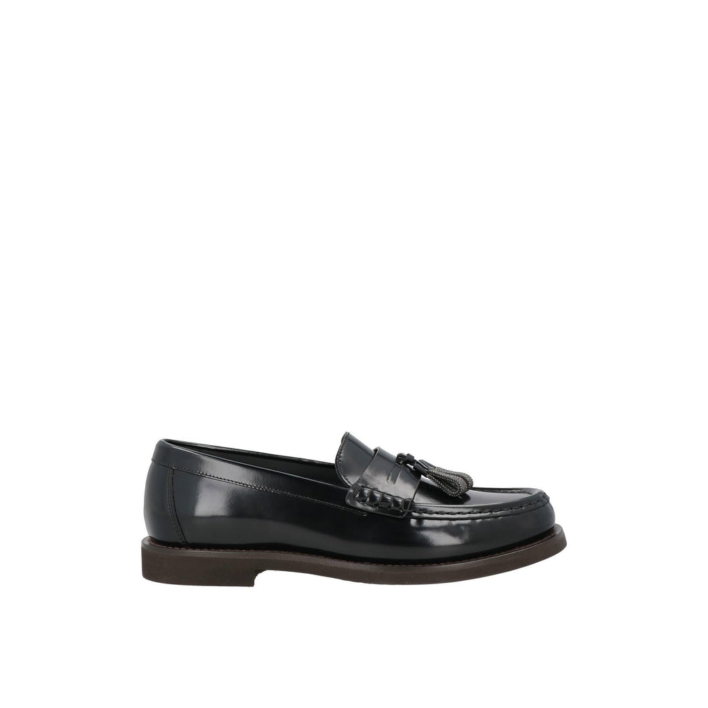 Brunello Cucinelli Leather Penny Loafer Women