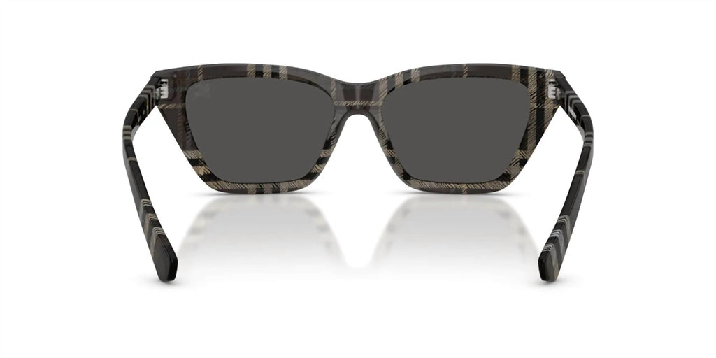 Women's Square Sunglasses In Grey Check