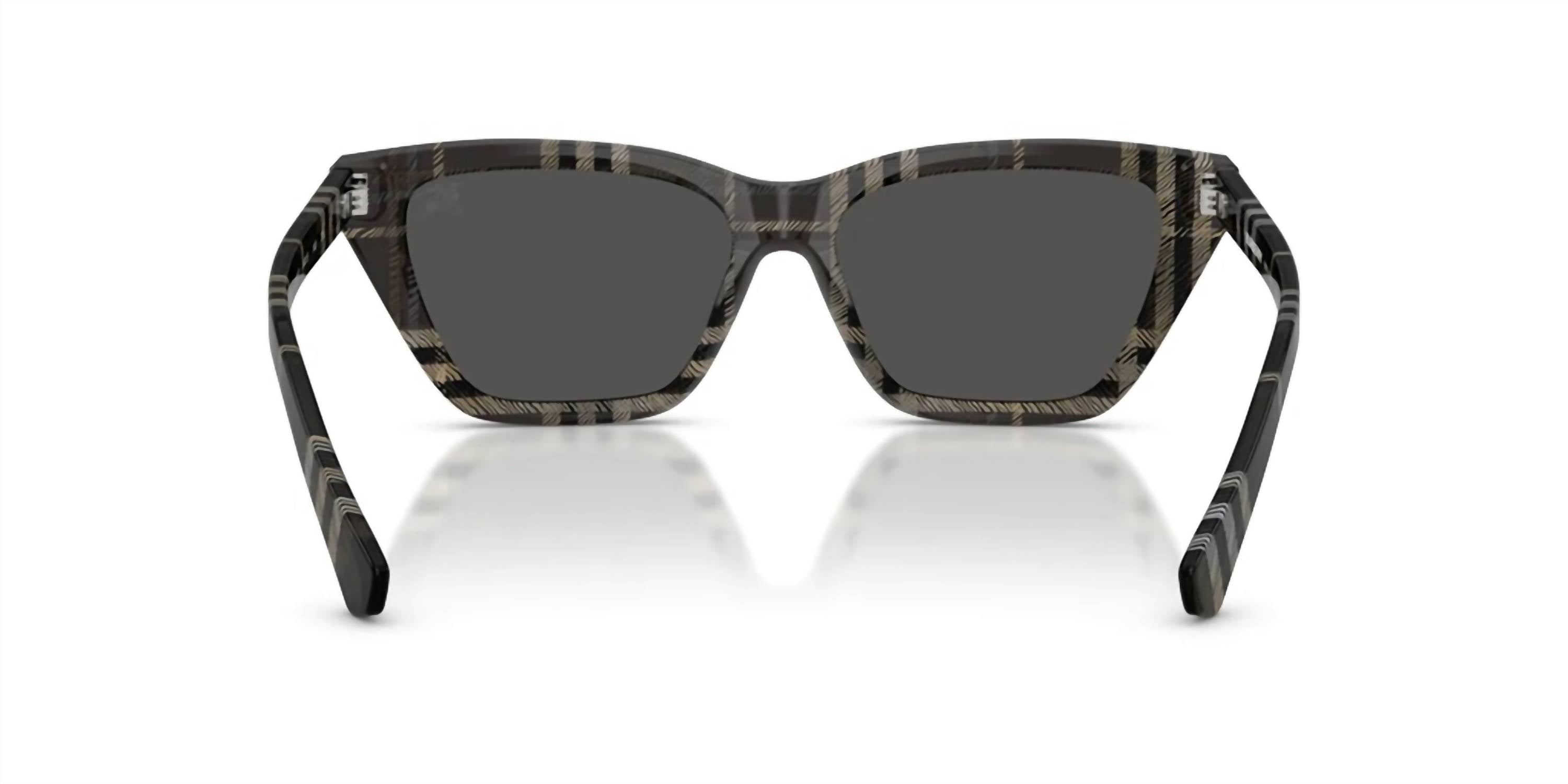 Women's Square Sunglasses In Grey Check