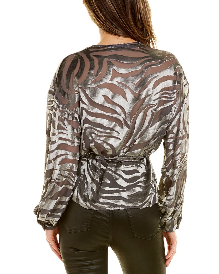 IRO Nurat Silk-Blend Wrap Top