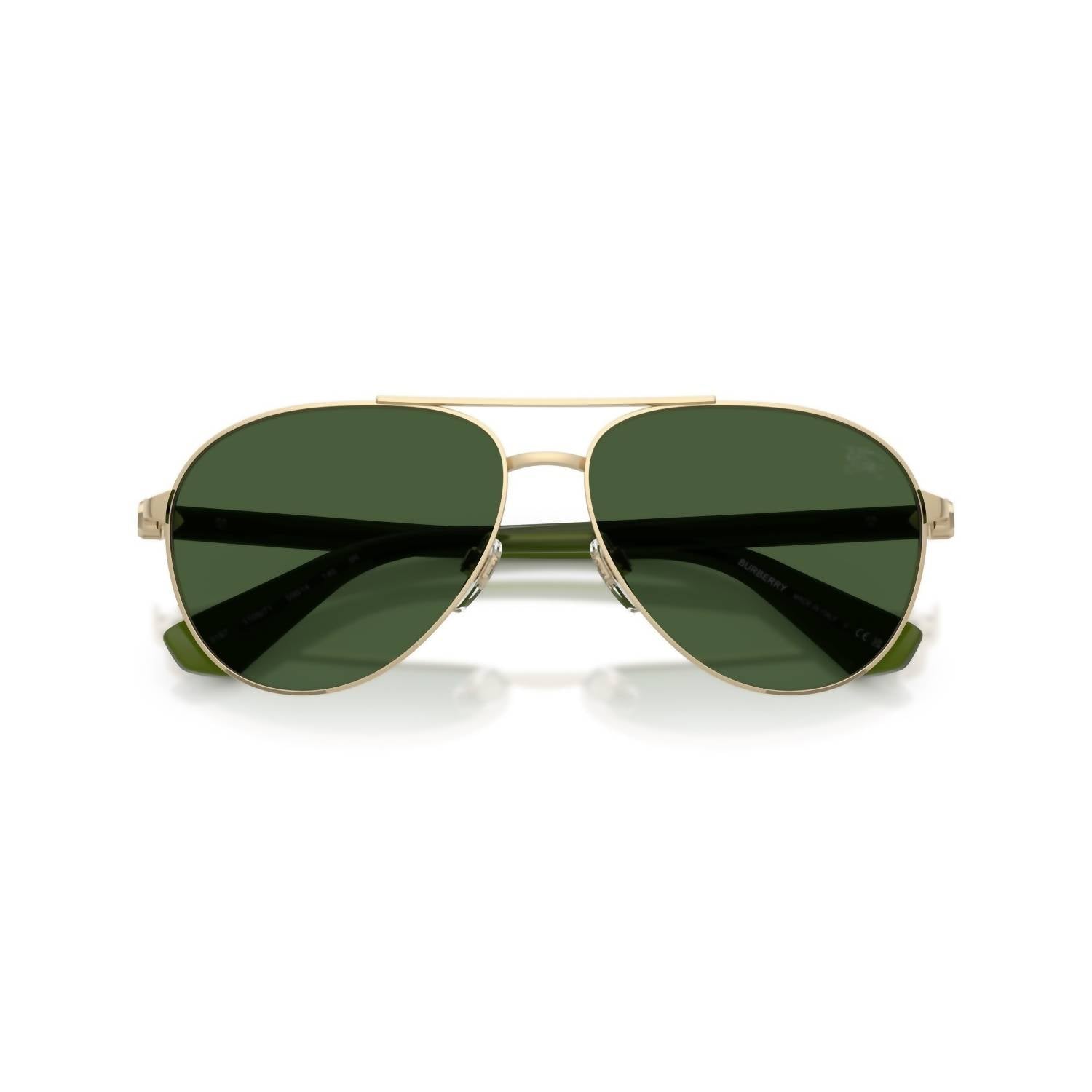 Men's Pilot Sunglasses In Light Gold