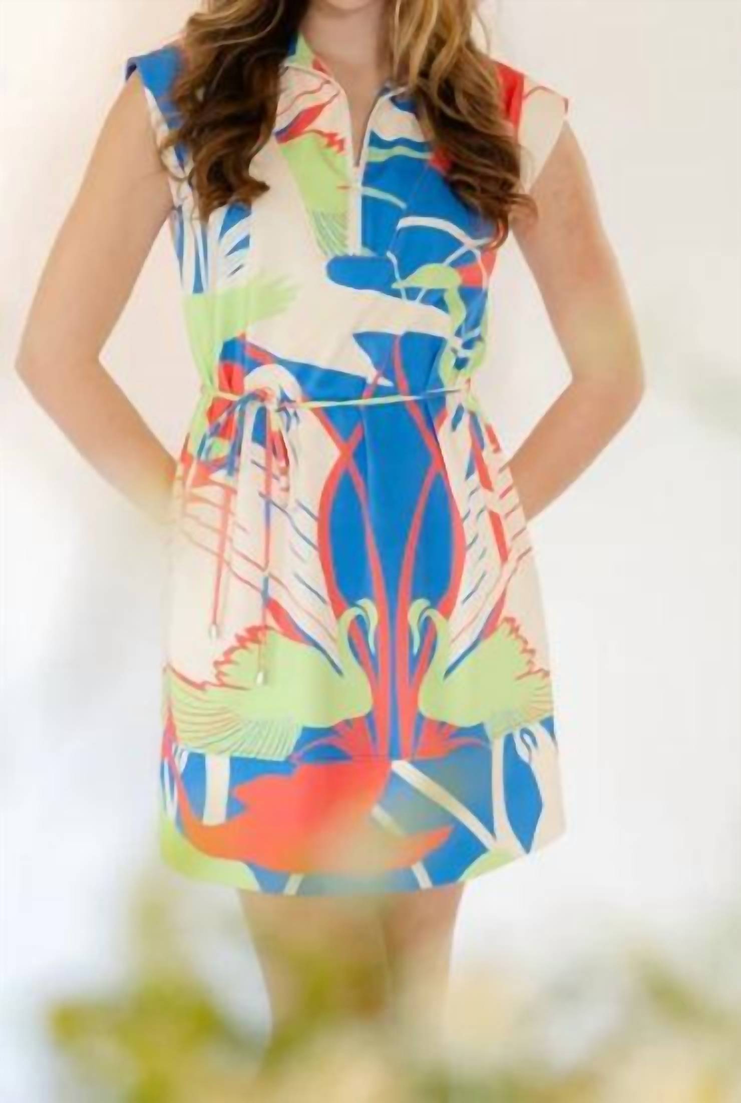 Leigh Dress In Royal Arcadia