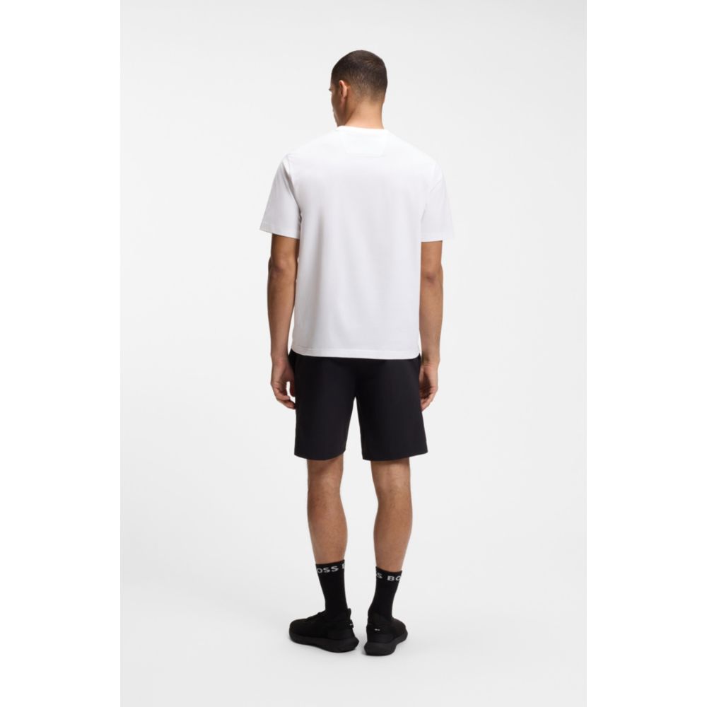Logo-artwork T-shirt in stretch cotton