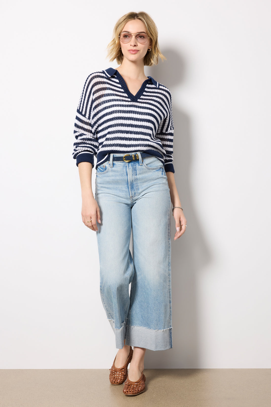 Women's Kimberly Stripe Tipping Pullover
