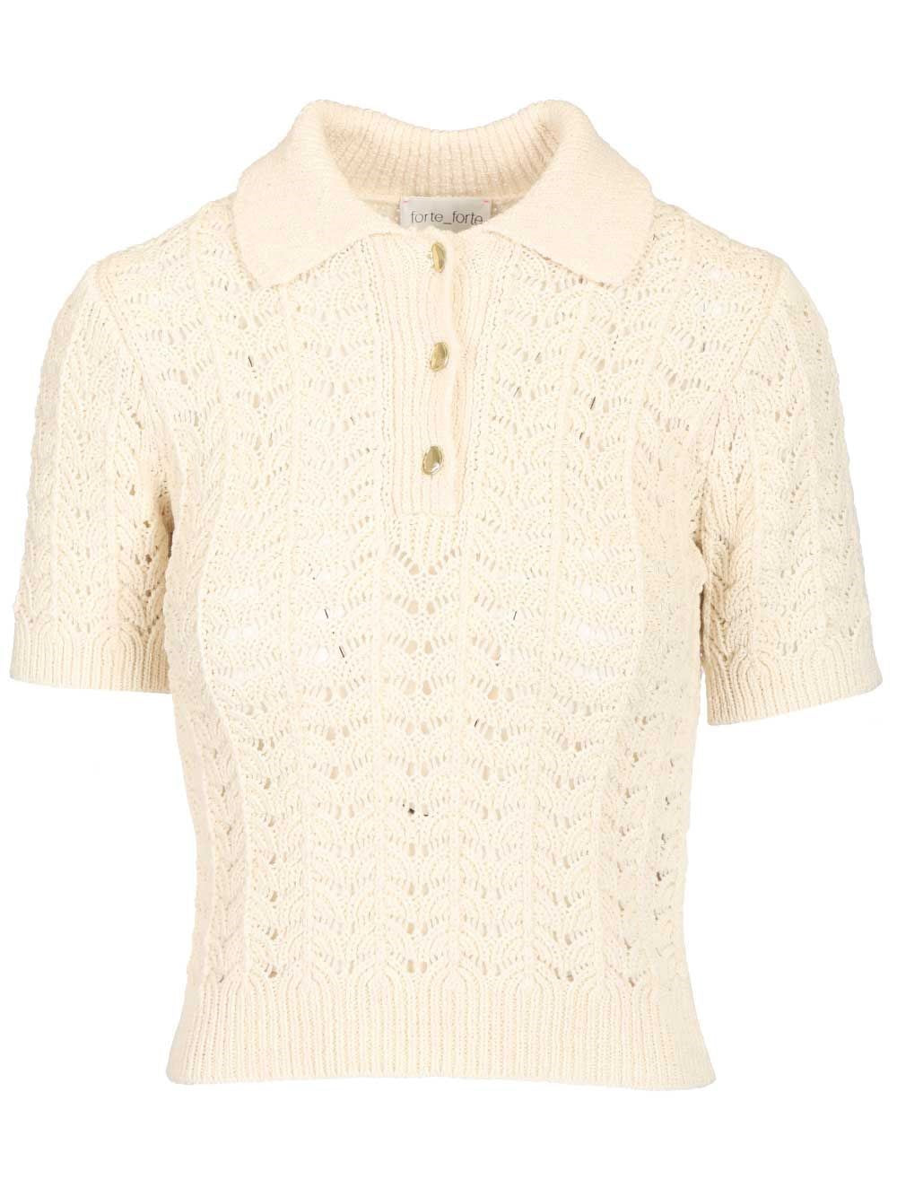 Forte_Forte Women Elegant Polo Shirt