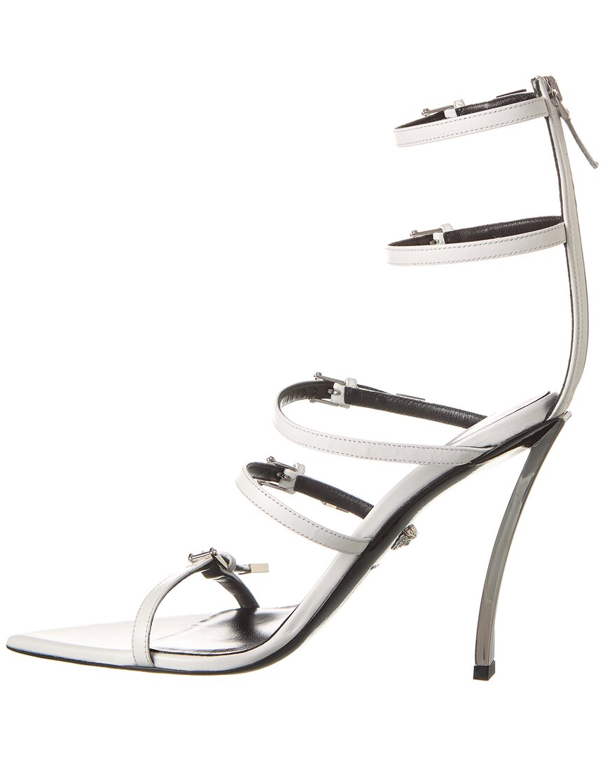 Versace Pin-Point Leather Sandal