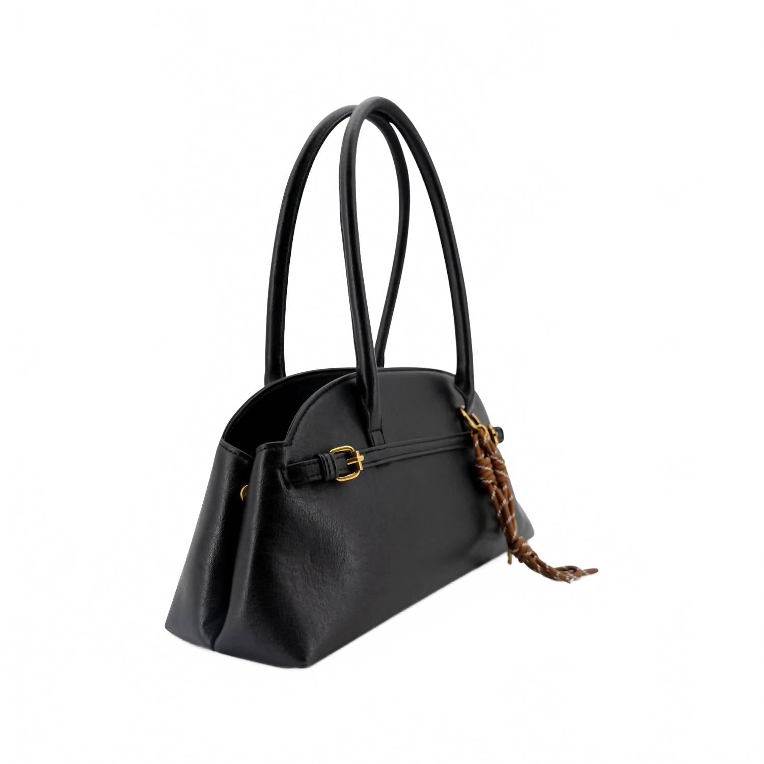 Women's Liorah Crescent Shoulder Bag In Black