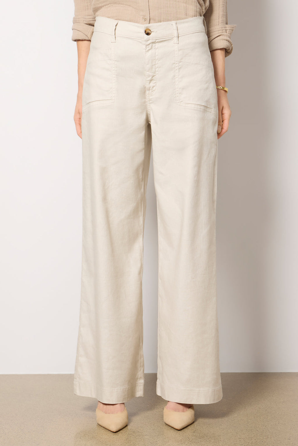 Women's Joelle Stretch Linen Trouser Pants