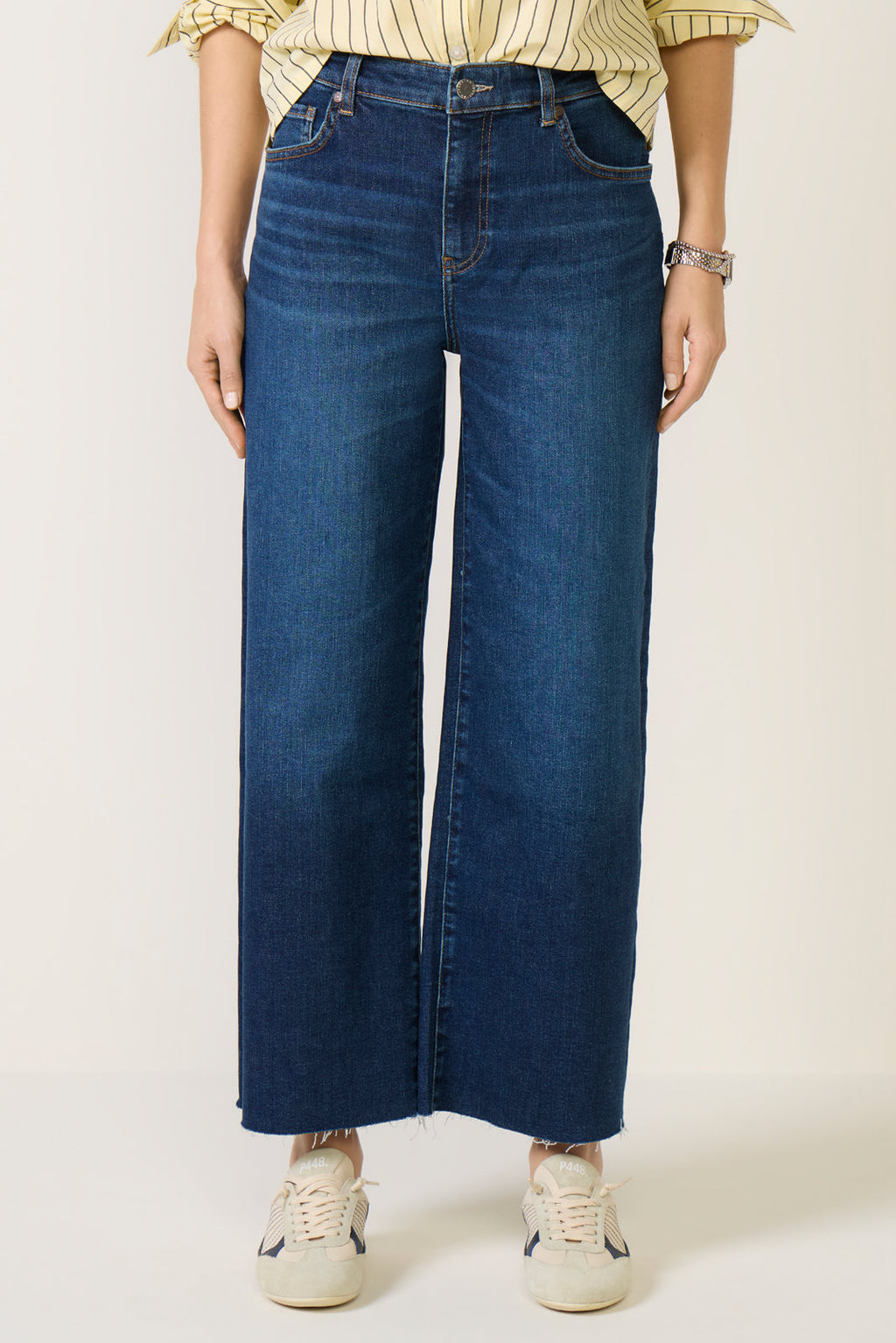 Women's Saige Wide Leg Crop Jeans