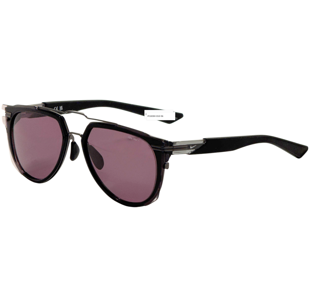 Nike Unisex 56 mm Black Sunglasses