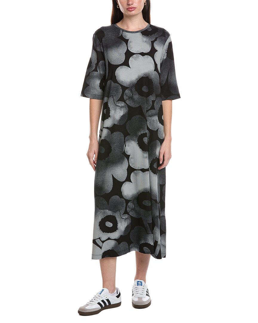 Marimekko Rento Akvarelli Unikko Midi Dress