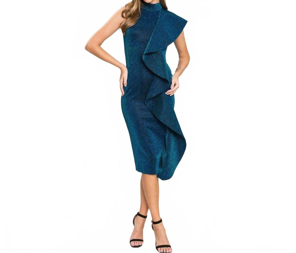 Sparkly Marilyn Dress In Blue