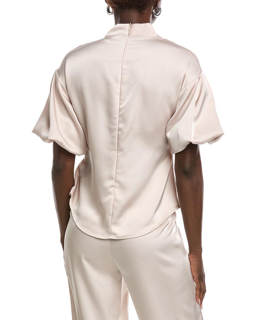 Gracia Side Tie Satin Top