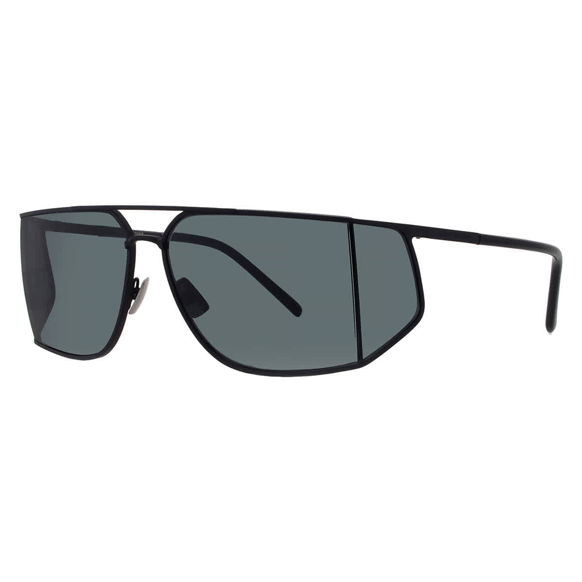 Saint Laurent Black Rectangular Men's Sunglasses SL 750 001 69