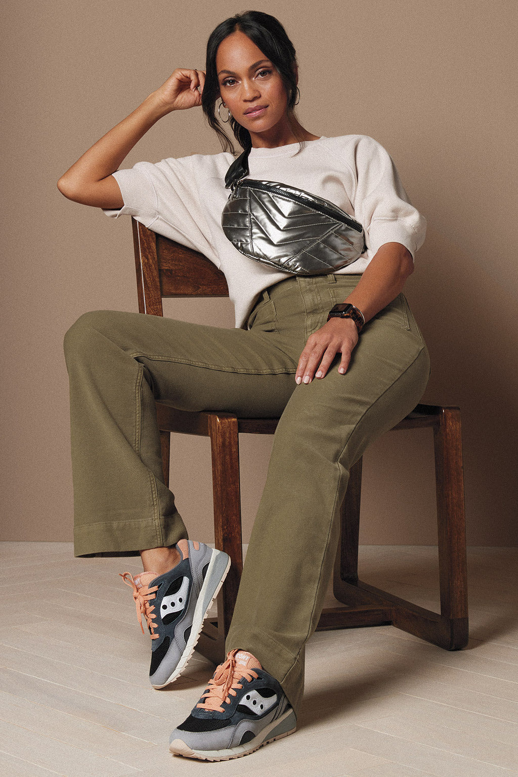 Women's Stretch Terry Patch Pocket Pants
