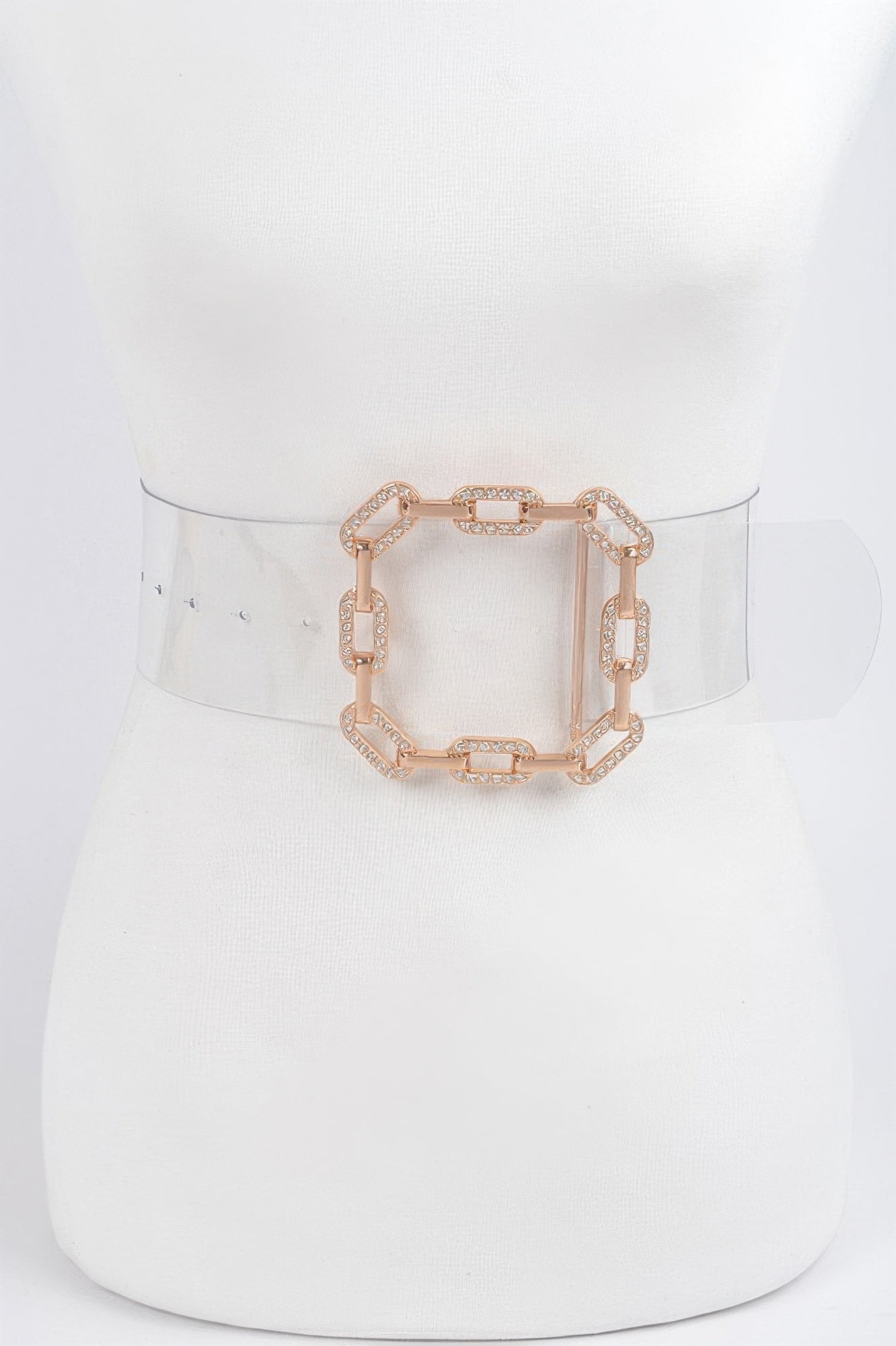 Modern Clear Plus Size Waist Belt