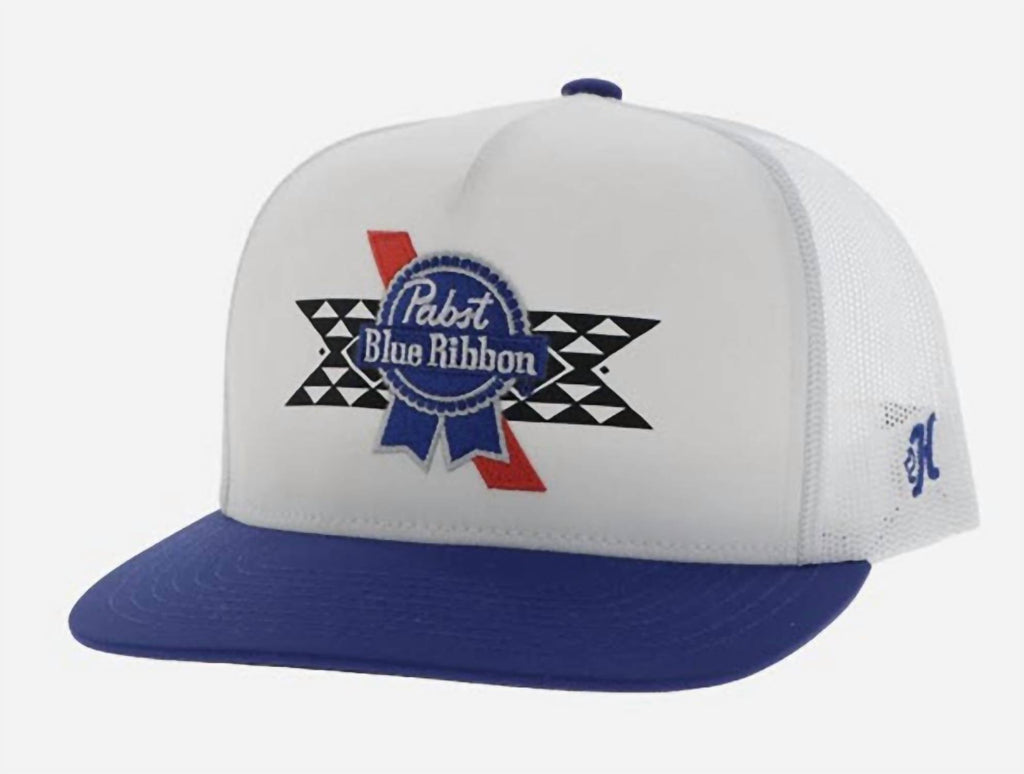 Pabst Ribbon Hat In White