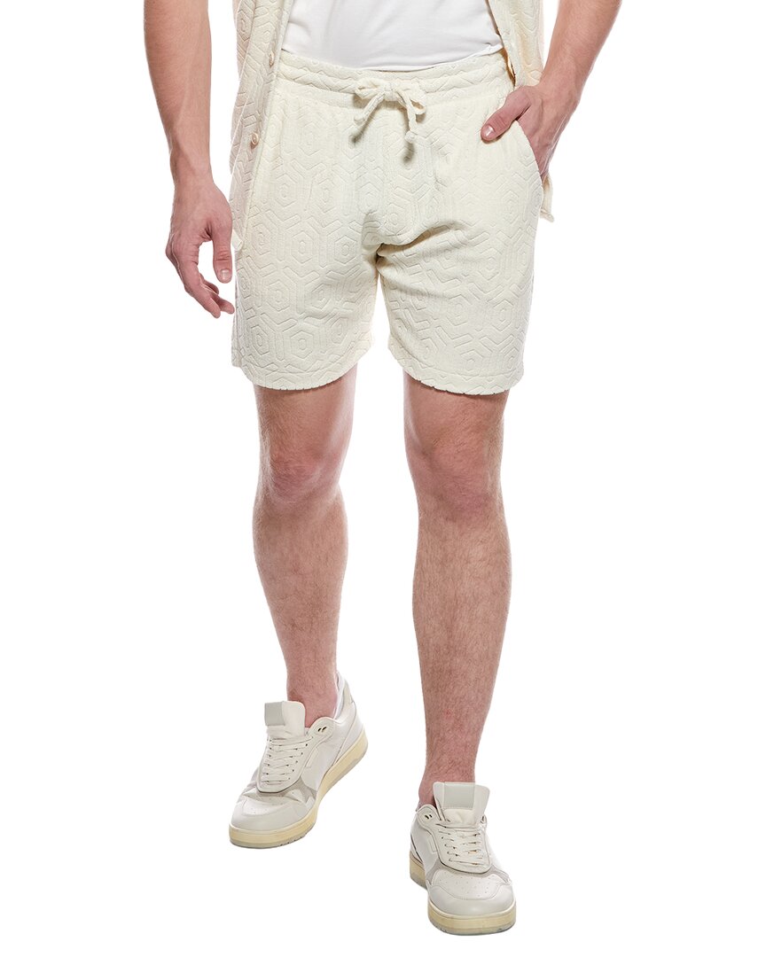 WEATHERPROOF VINTAGE Geometric Terry Drawstring Short
