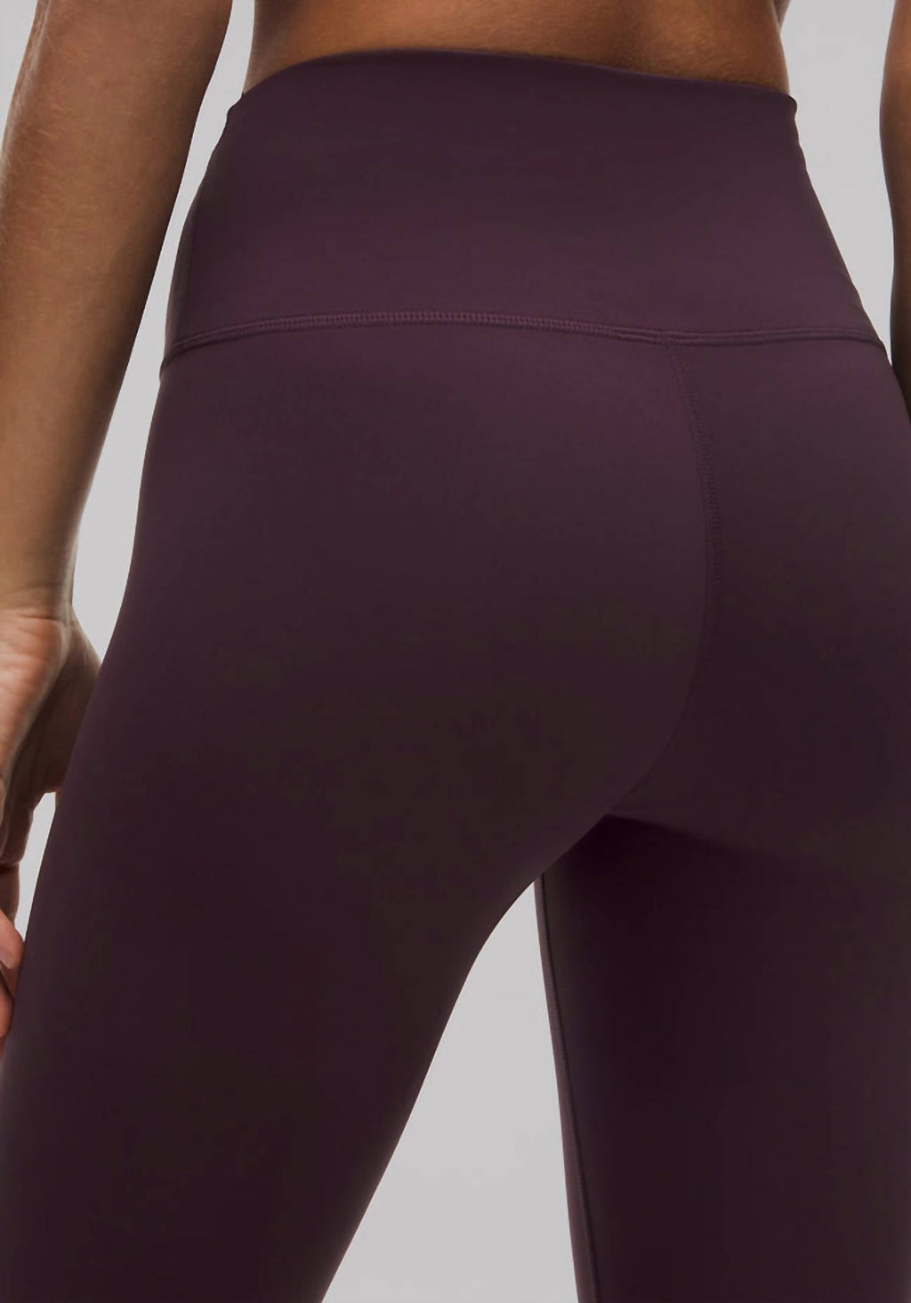 Wunder Train High Rise Tight 28" Leggings In Black Plum