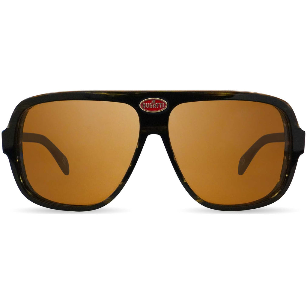 Bugatti Men's 60 mm Brown Sunglasses