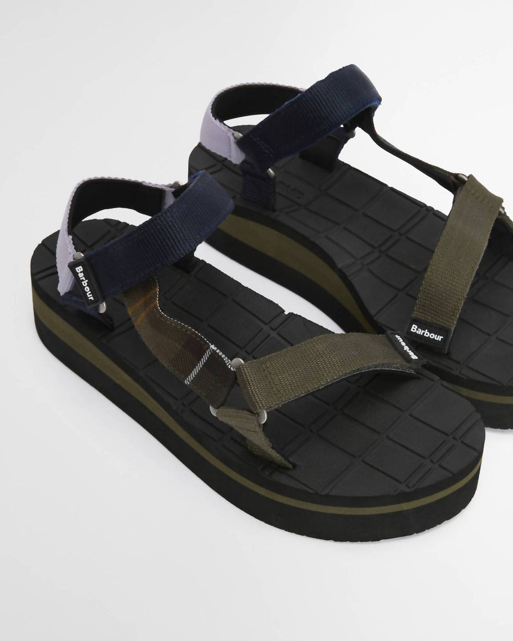 Women's Mila Sandal In Olive/navy/classic Tartan