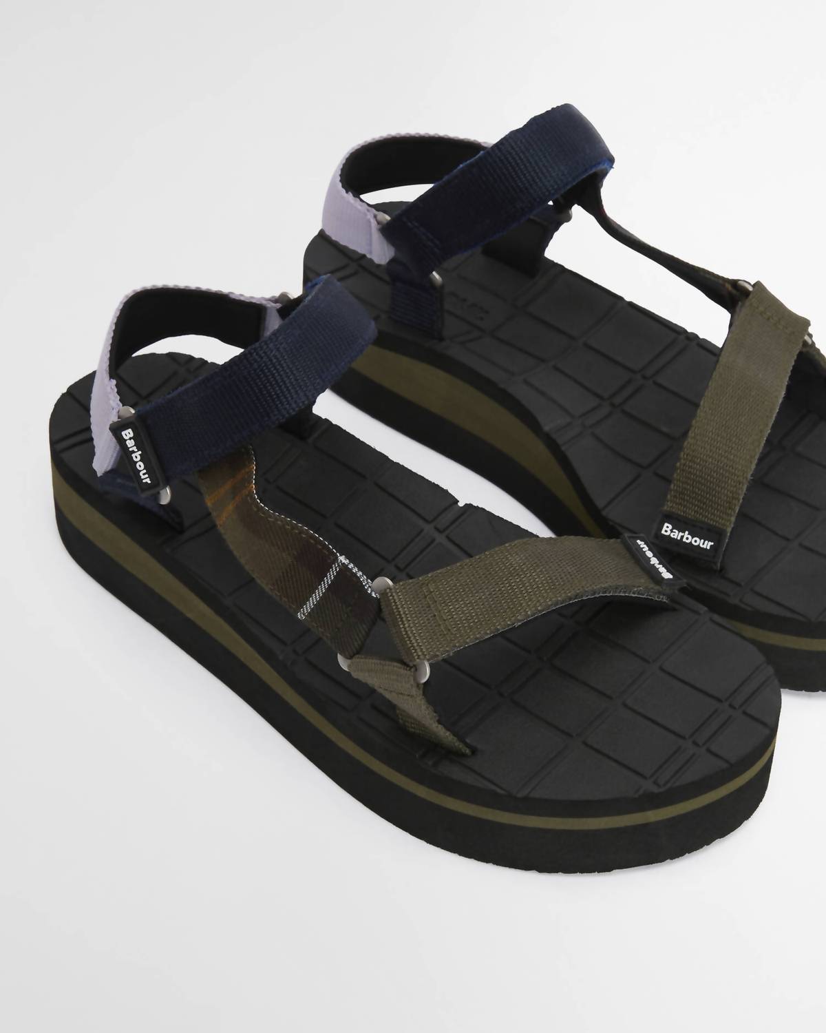 Women's Mila Sandal In Olive/navy/classic Tartan