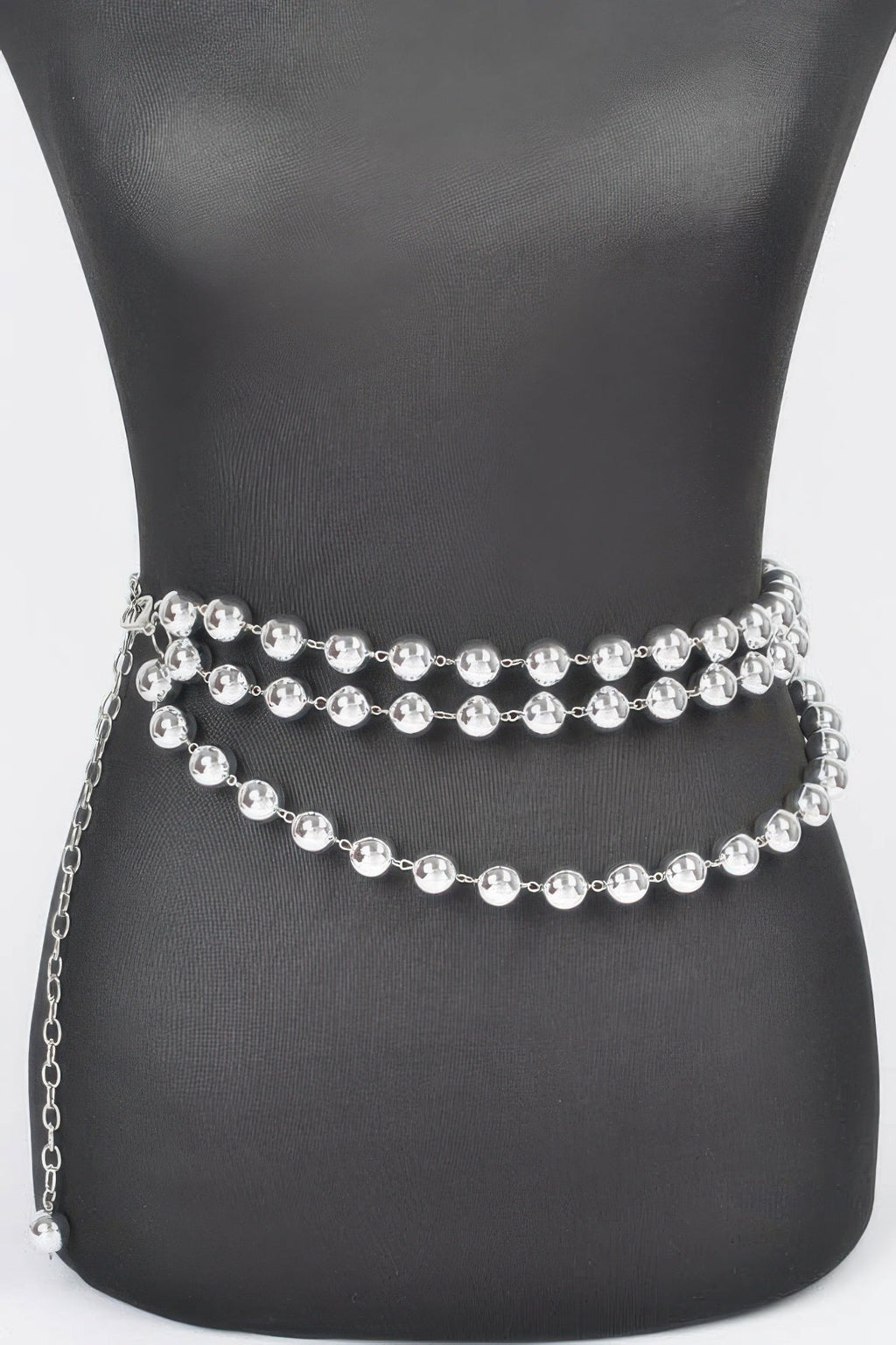 Multi Layered Ccb Ball Chain Belt